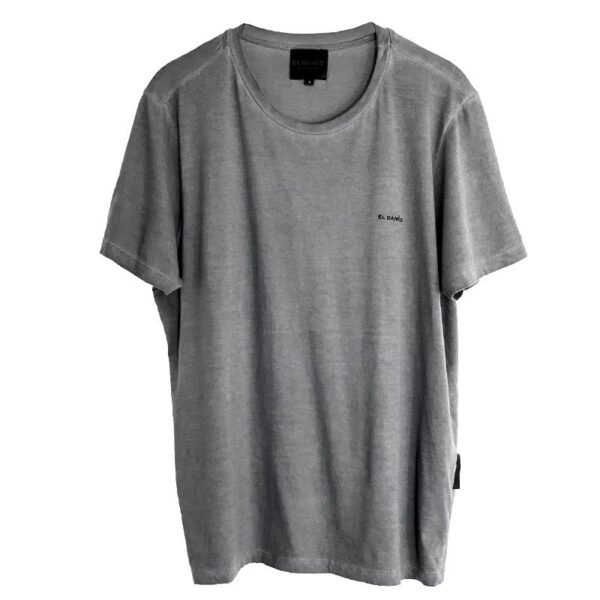 REMERA GRIS ALGODON PIMA