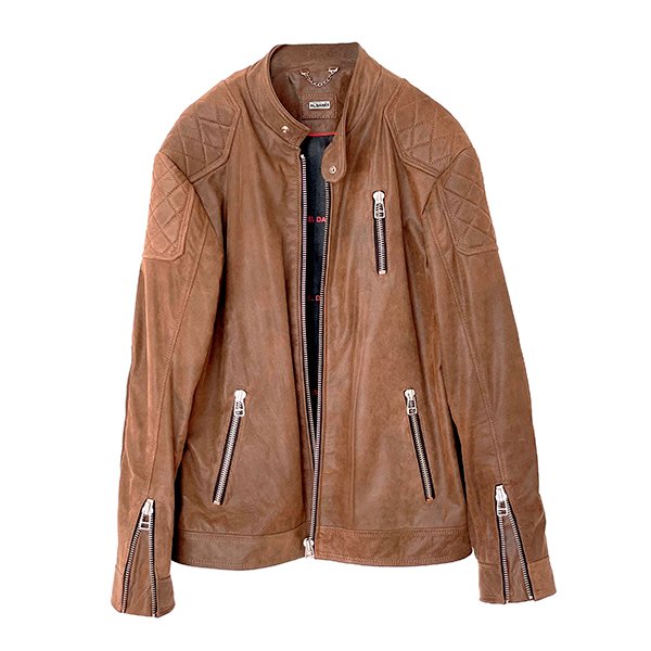 Chaqueta marron de gamuza